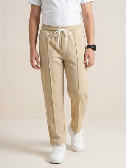 Boys Imported Textured Pintuck Trouser VT28-B