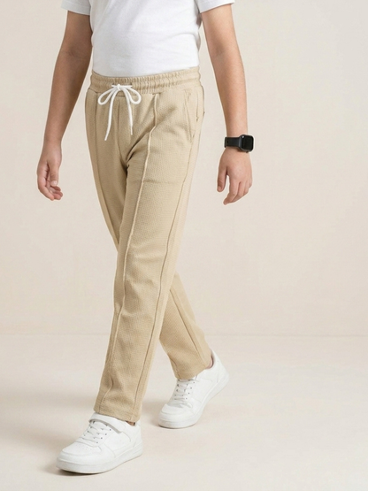 Boys Imported Textured Pintuck Trouser VT28-B