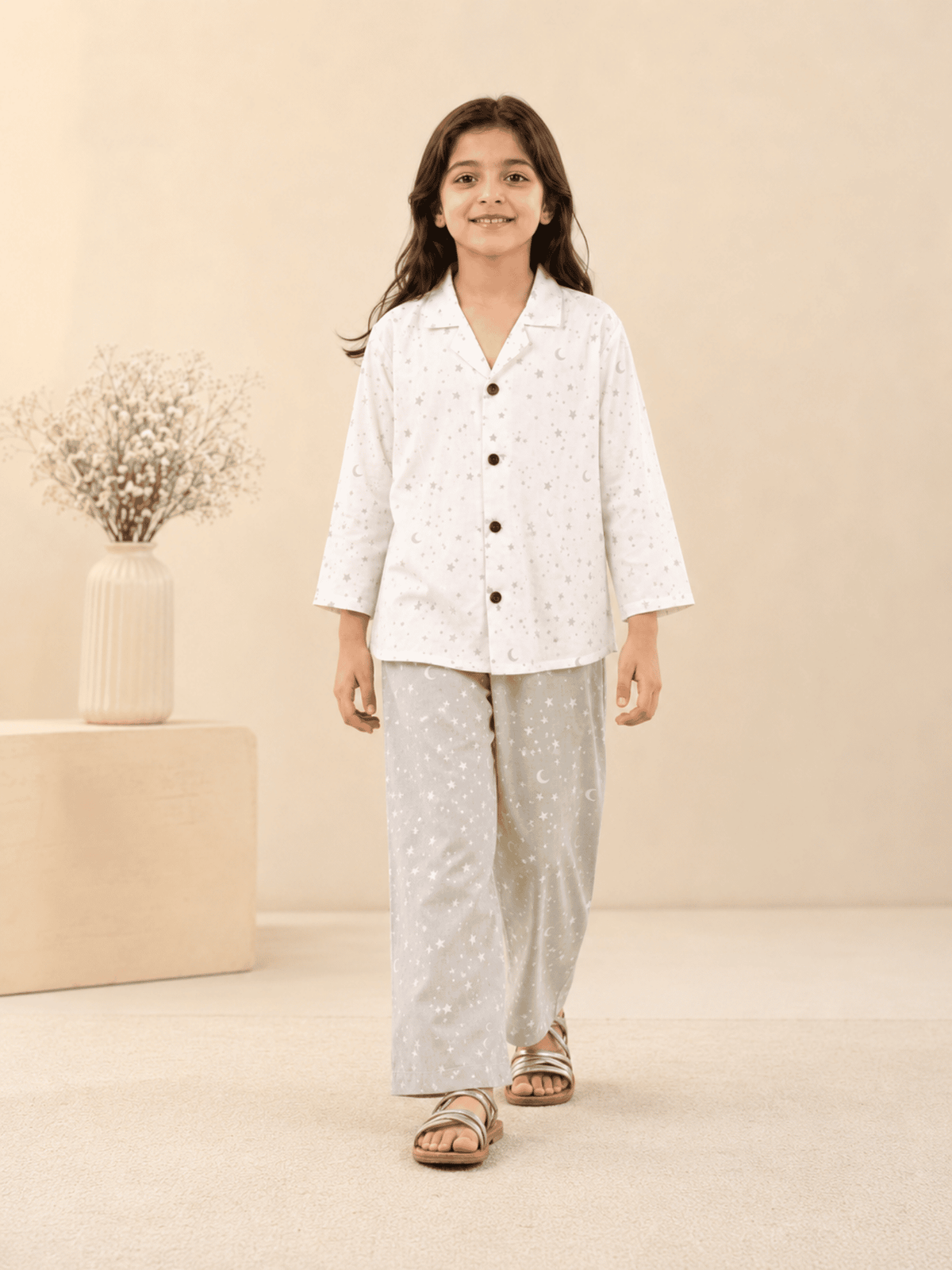 Girls 2Pcs Printed Suit VG164-A