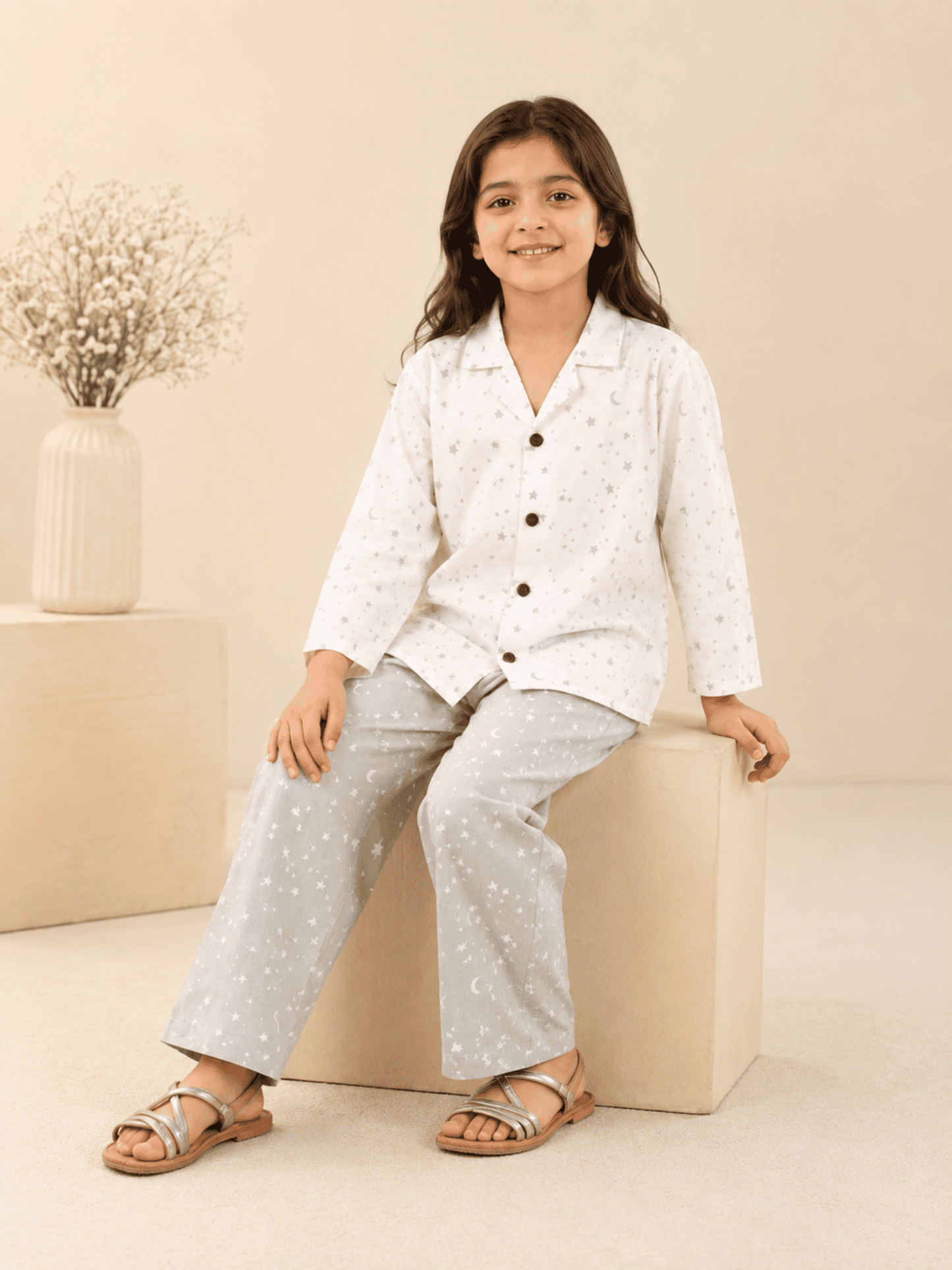 Printed Girls Co Ord Set VG164-A