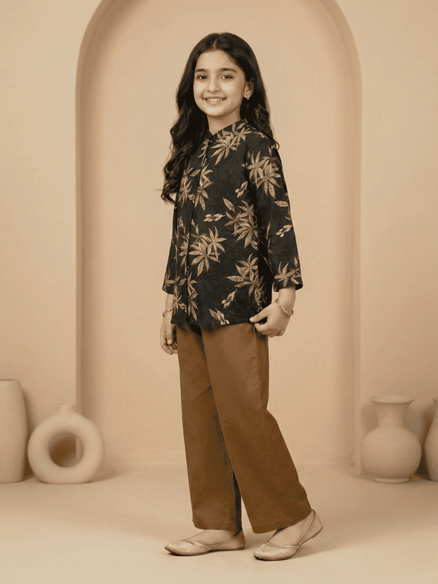 Printed Girls Co Ord Set VG132-B