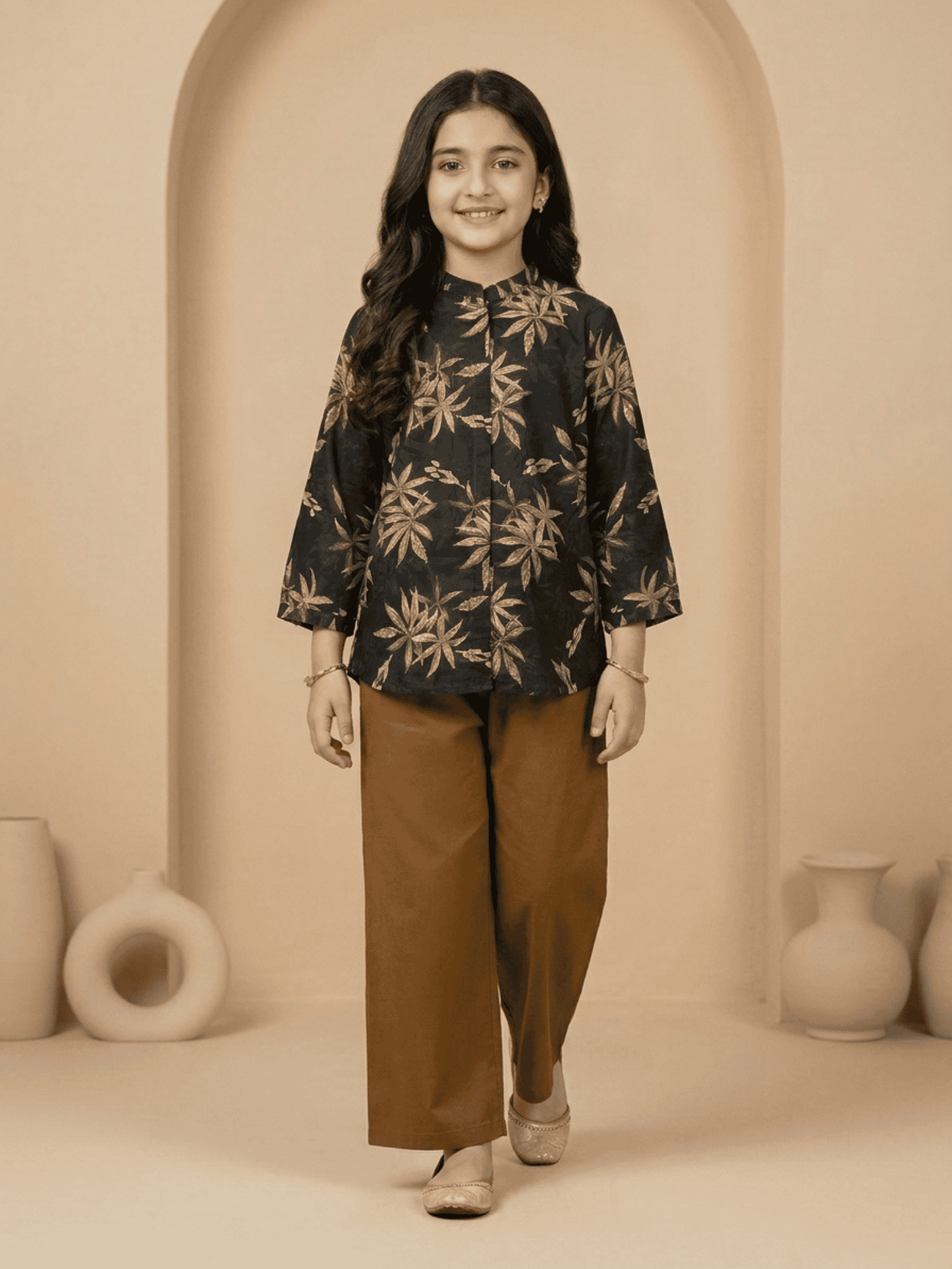 Printed Girls Co Ord Set VG132-B