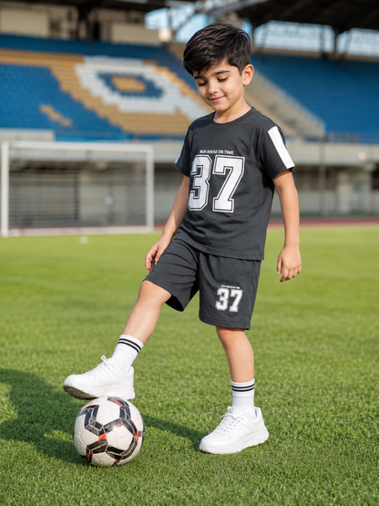 Kids Single Jersey Summer Tarcksuit VST76-A