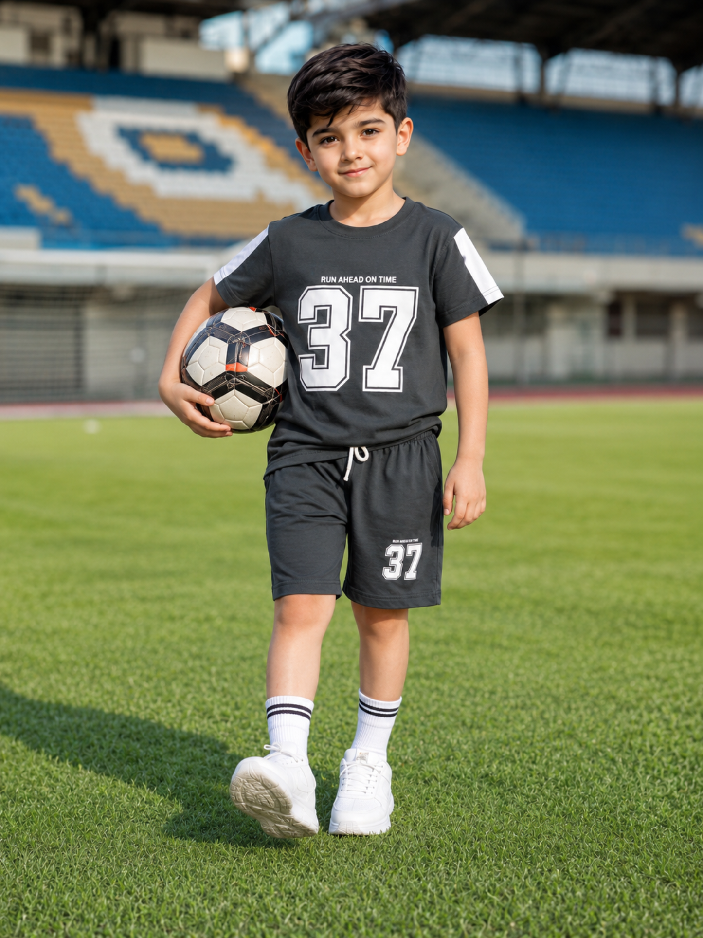 Kids Single Jersey Summer Tarcksuit VST76-A