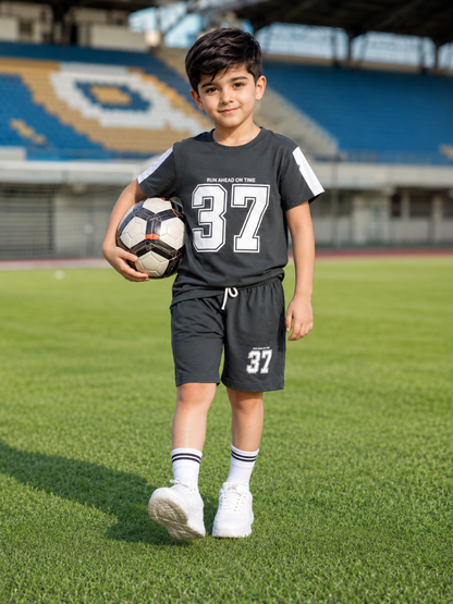 Kids Single Jersey Summer Tarcksuit VST76-A