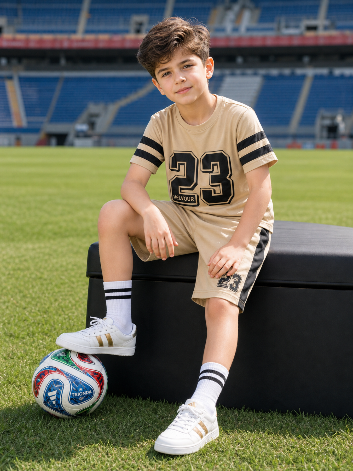 Kids Single Jersey Summer Tarcksuit VST78-A