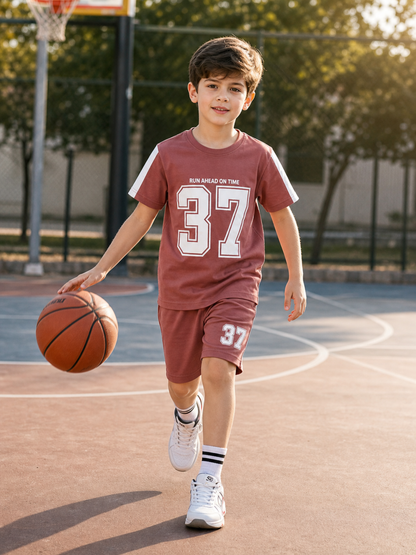 Kids Single Jersey Summer Tarcksuit VST76-B