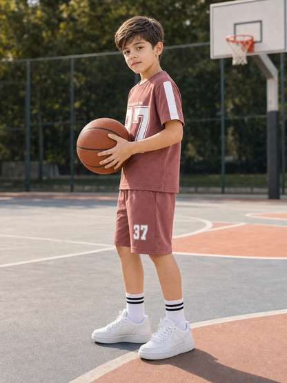 Kids Single Jersey Summer Tarcksuit VST76-B