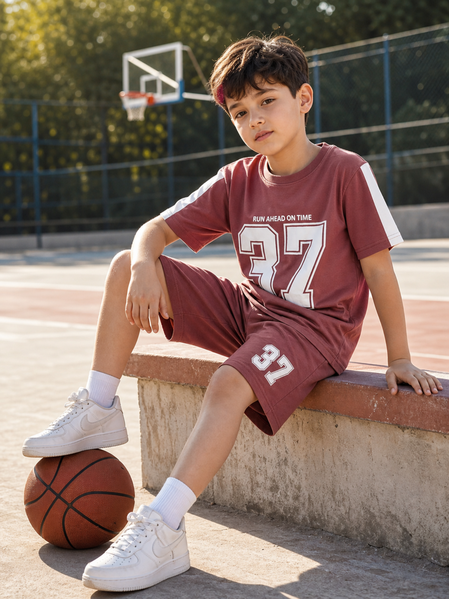 Kids Single Jersey Summer Tarcksuit VST76-B