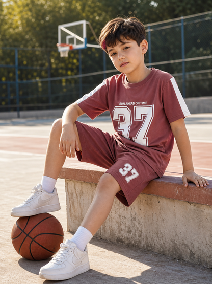 Kids Single Jersey Summer Tarcksuit VST76-B