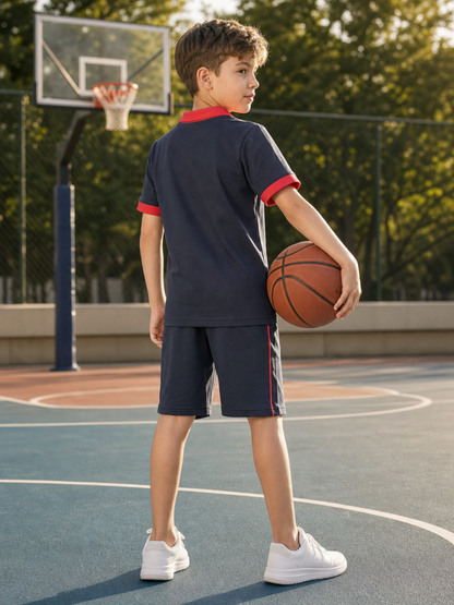 Kids Single Jersey Summer Tarcksuit VST77-A