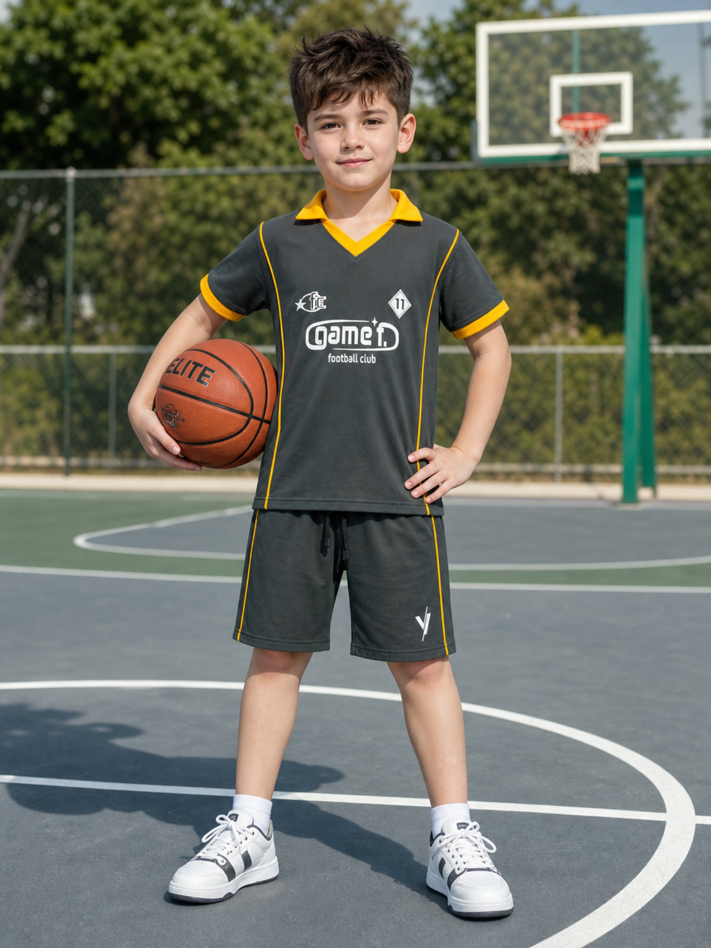 Kids Single Jersey Summer Tarcksuit VST77-B