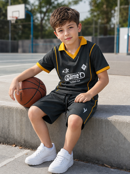 Kids Single Jersey Summer Tarcksuit VST77-B