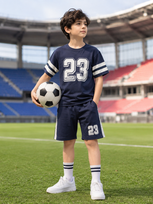 Kids Single Jersey Summer Tarcksuit VST78-B