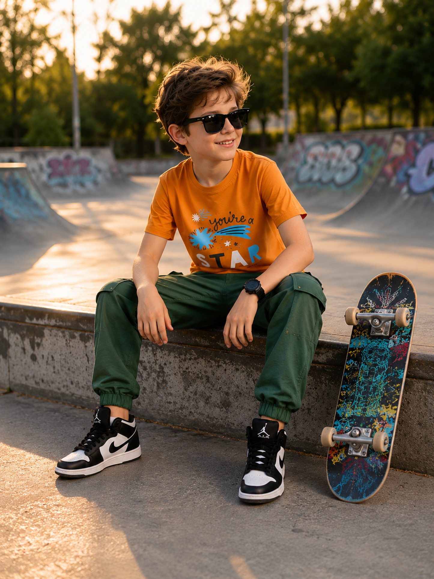 Kids Single Jersey Summer Tracksuit VST82-A
