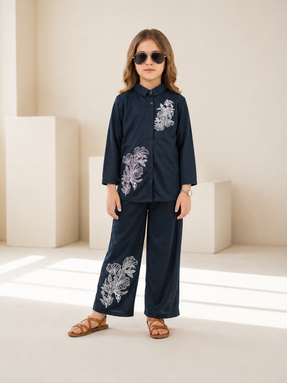 Girls Co Ord Set Printed VG232-B