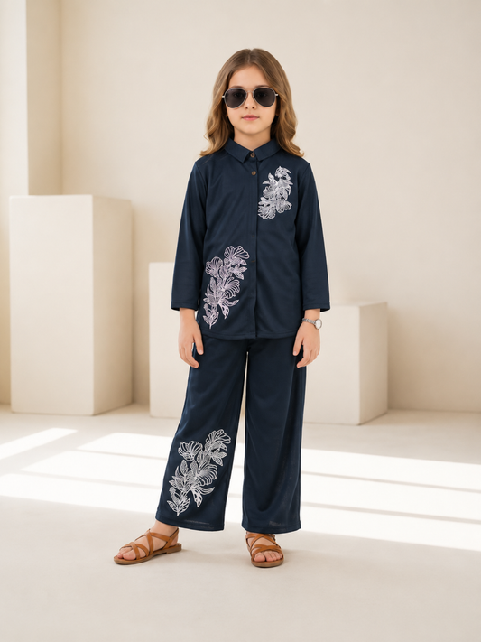 Girls Co Ord Set Printed VG232-B