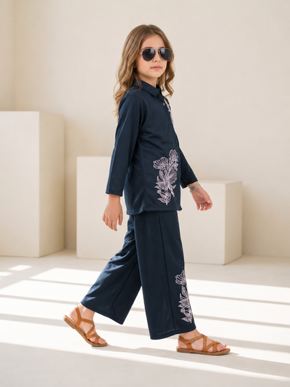 Girls Co Ord Set Printed VG232-B