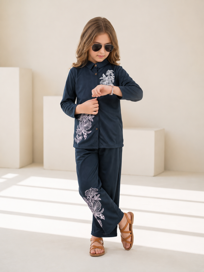 Girls Co Ord Set Printed VG232-B