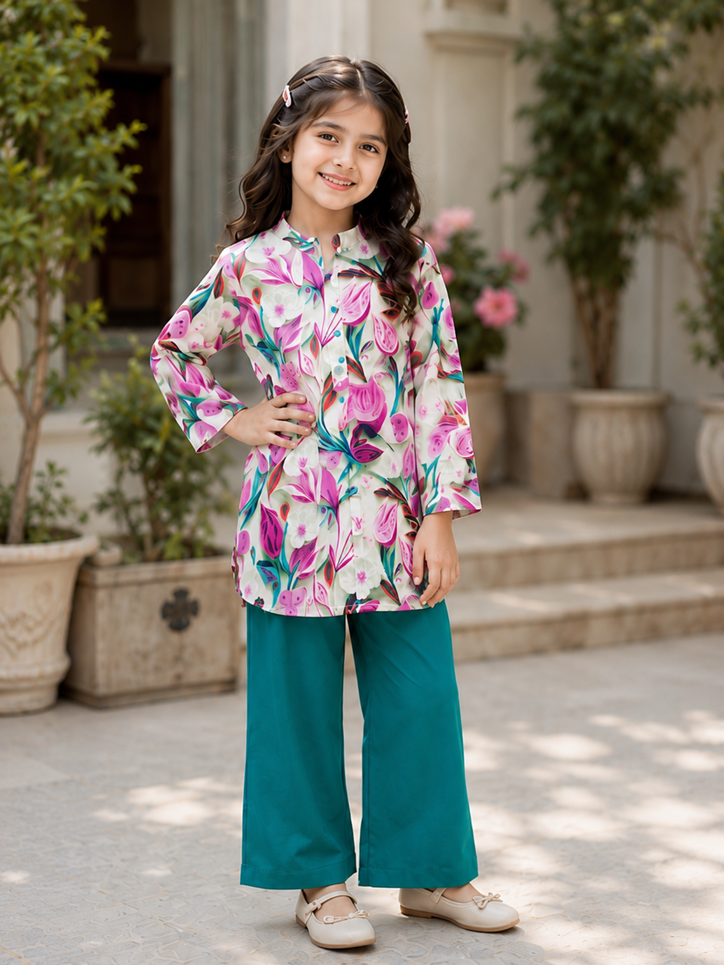 Girls Summer 2Pcs Suit VG235-A