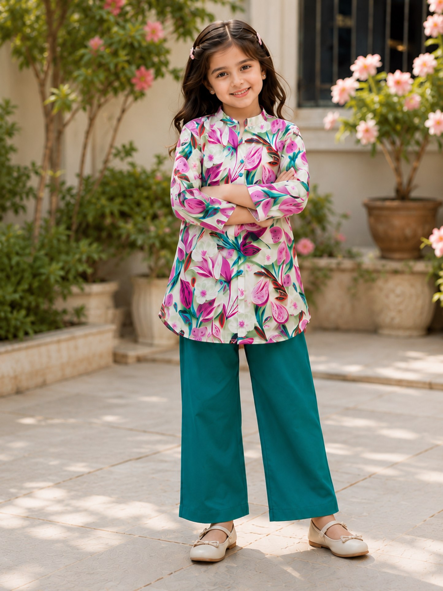 Girls Summer 2Pcs Suit VG235-A