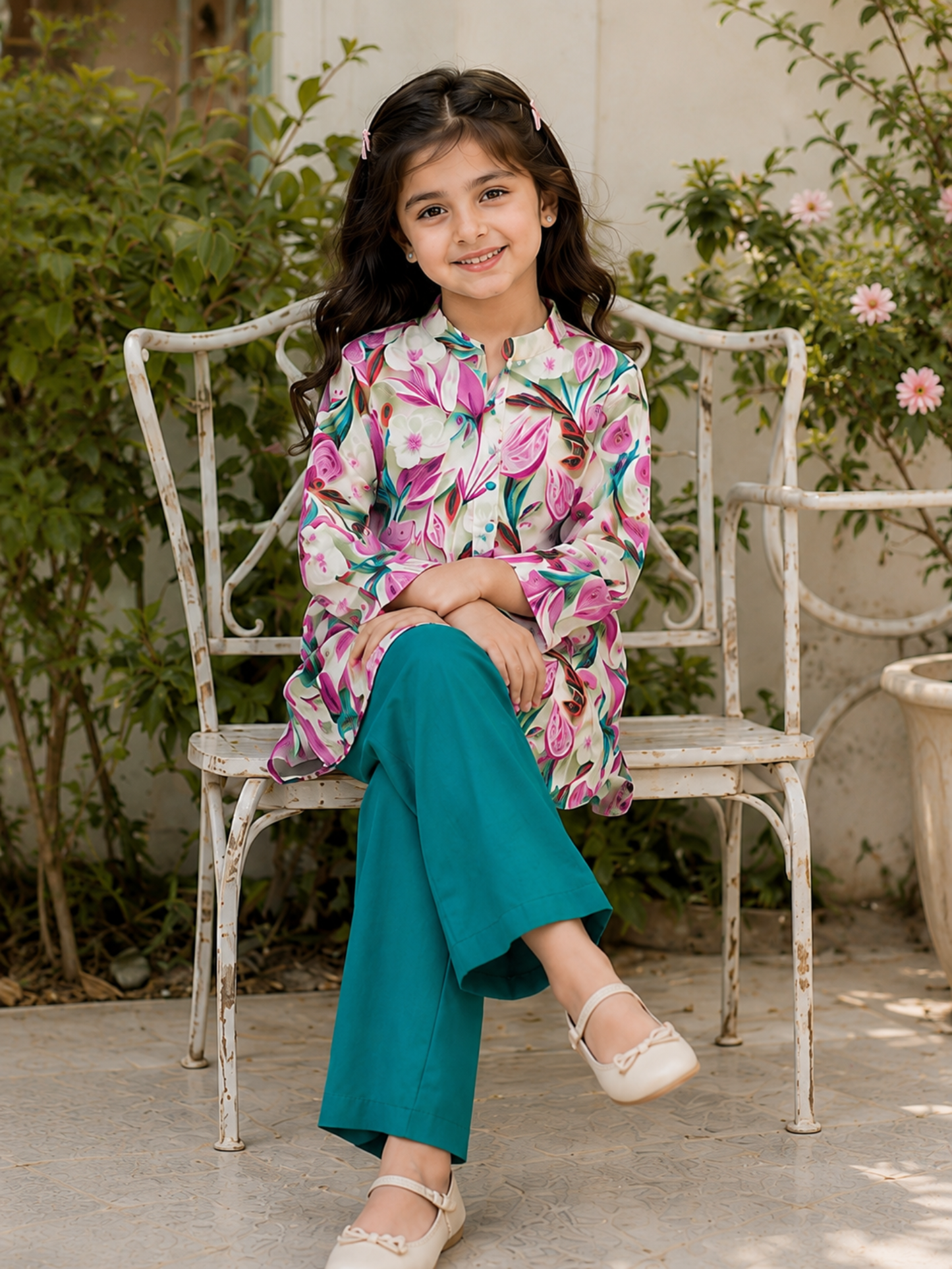 Girls Summer 2Pcs Suit VG235-A