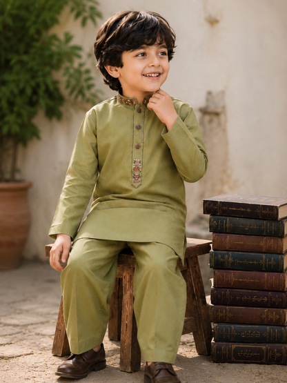 Boys Kurta Shalwar 2Pc suit VB213-A