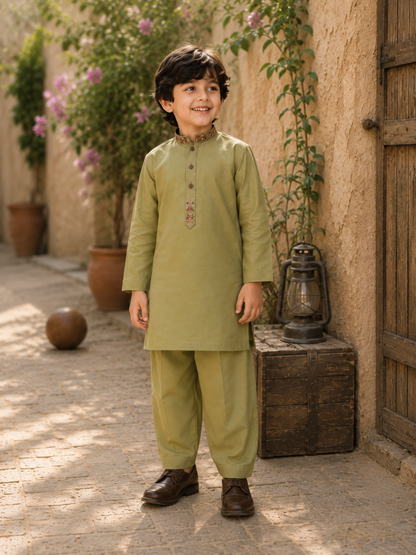 Boys Kurta Shalwar 2Pc suit VB213-A