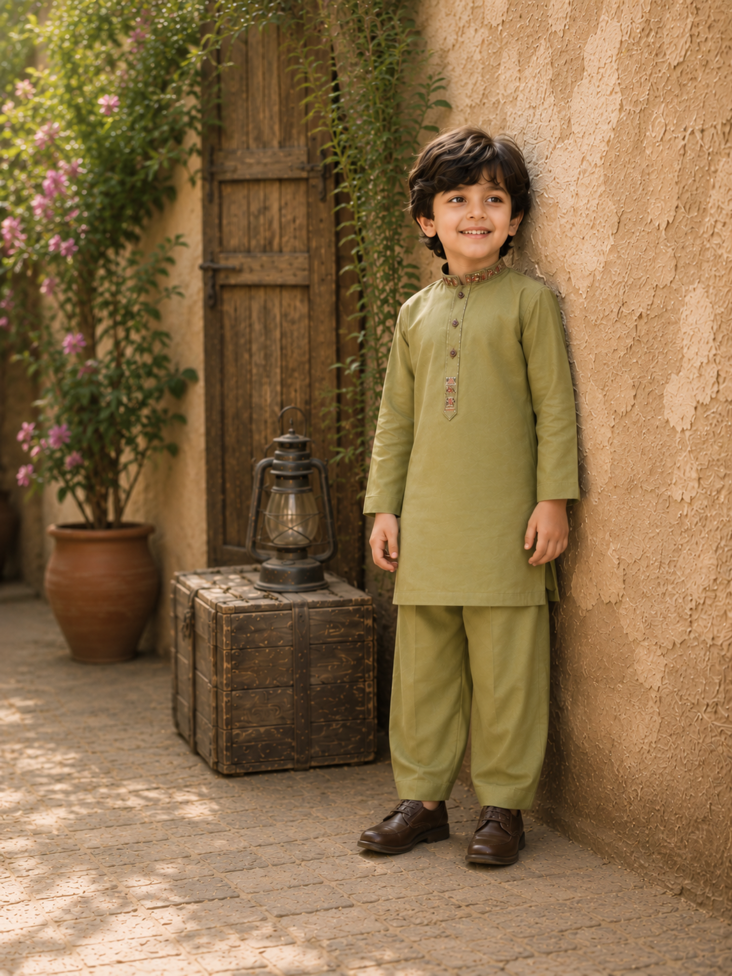 Boys Kurta Shalwar 2Pc suit VB213-A