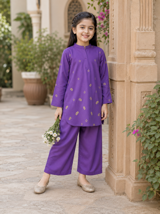 Girls Co Ord Set Printed VG230-A