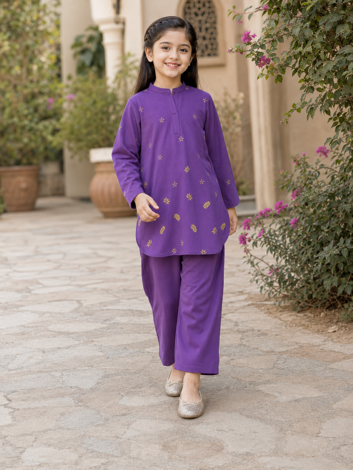 Girls Co Ord Set Printed VG230-A