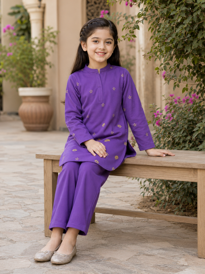 Girls Co Ord Set Printed VG230-A