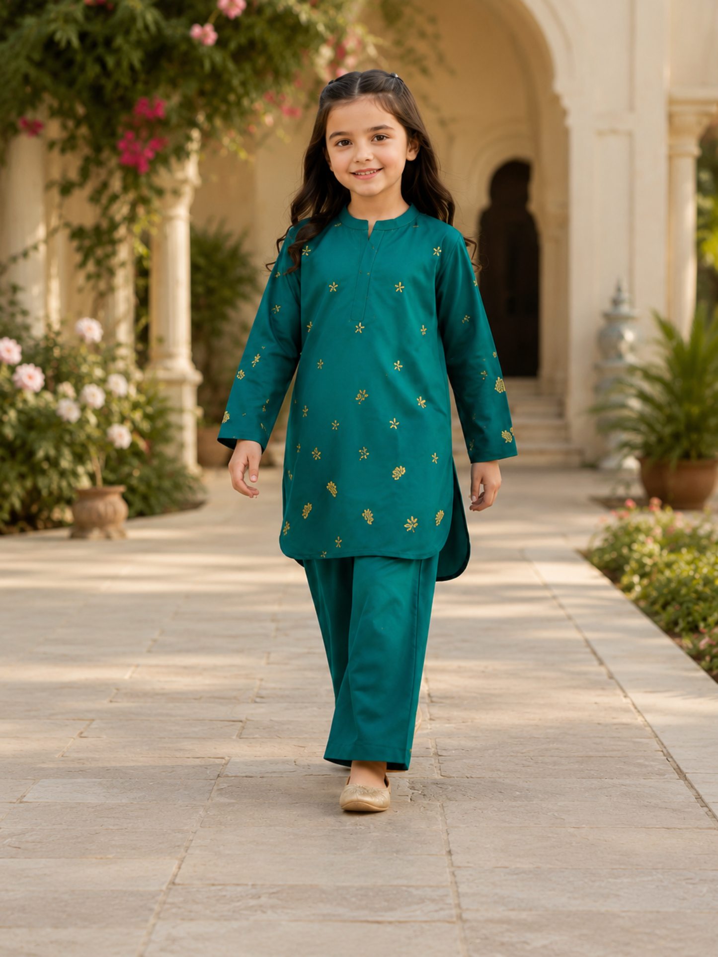 Girls Co Ord Set Printed VG230-B