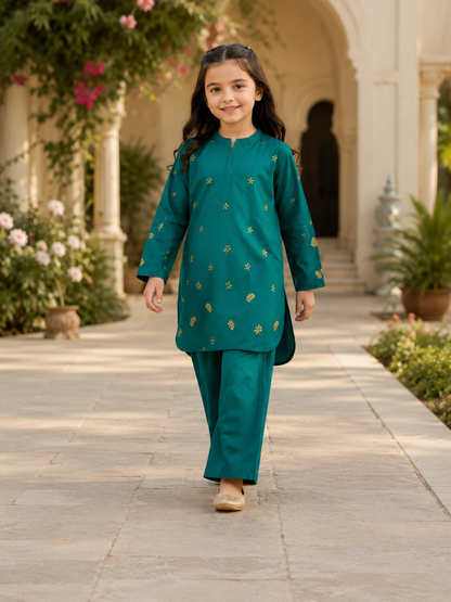 Girls Co Ord Set Printed VG230-B