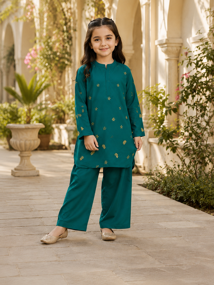 Girls Co Ord Set Printed VG230-B
