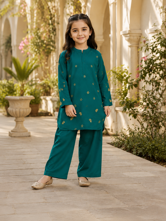 Girls Co Ord Set Printed VG230-B