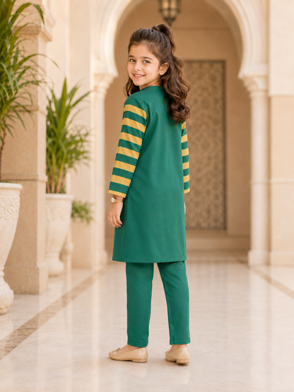Girls Co Ord Set Printed VG231-A