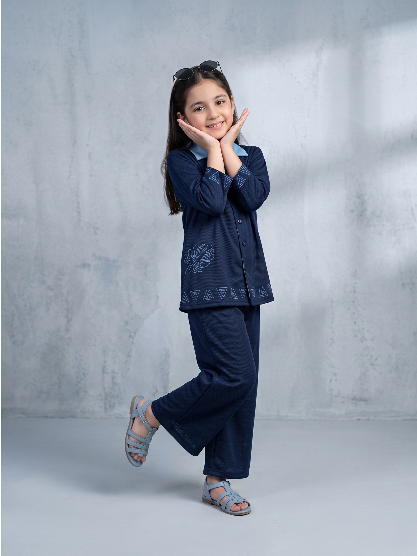 Girls Co Ord Set Printed VG233-A