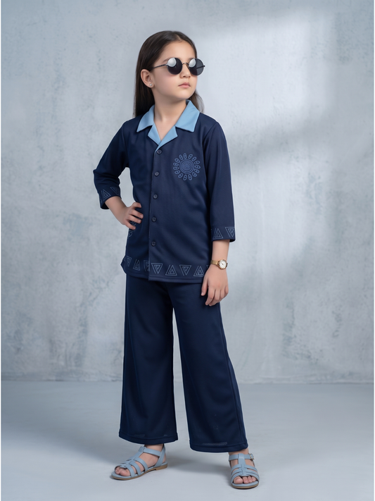 Girls Co Ord Set Printed VG233-A