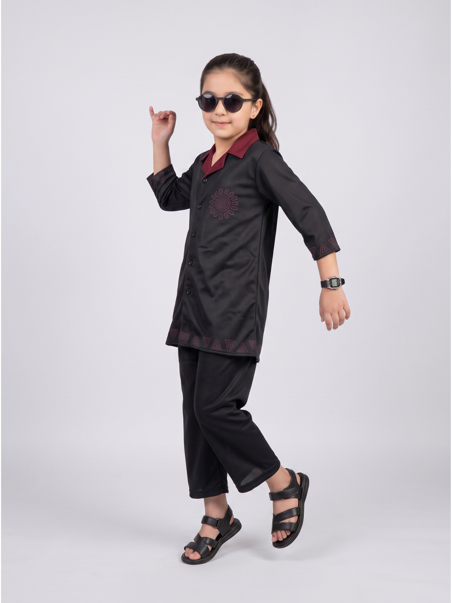 Girls Co Ord Set Printed VG233-B