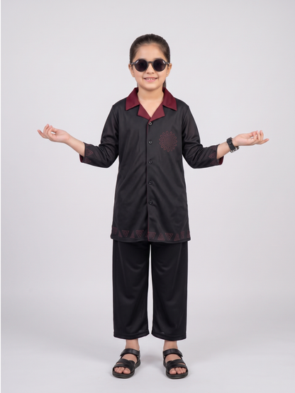 Girls Co Ord Set Printed VG233-B