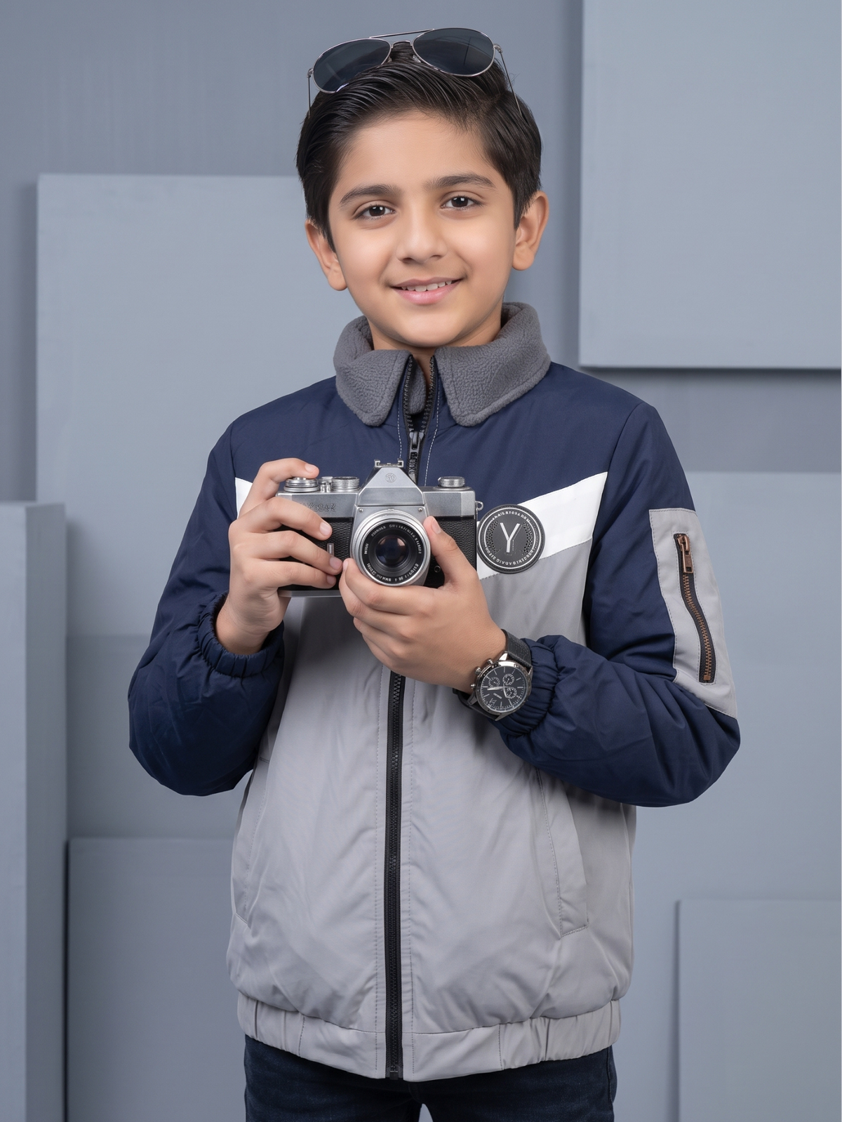 Full Sleeves Puffer Jacket Boys & Girls VJ89-A