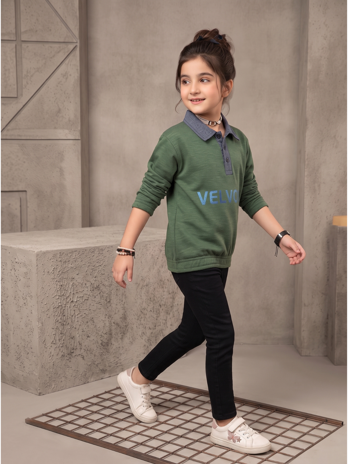 Fleece winter sweatshirt For Boys & Girls VWT64-A