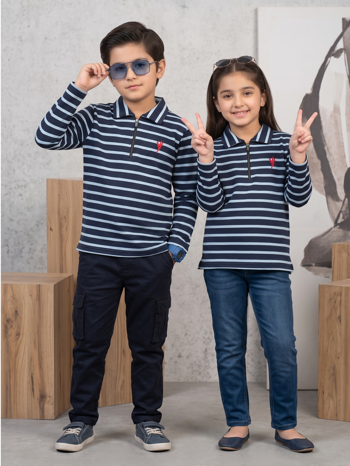 Fleece winter sweatshirt For Boys & Girls VWT65-A