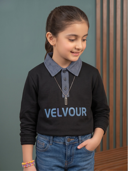 Fleece winter sweatshirt For Boys & Girls VWT64-C