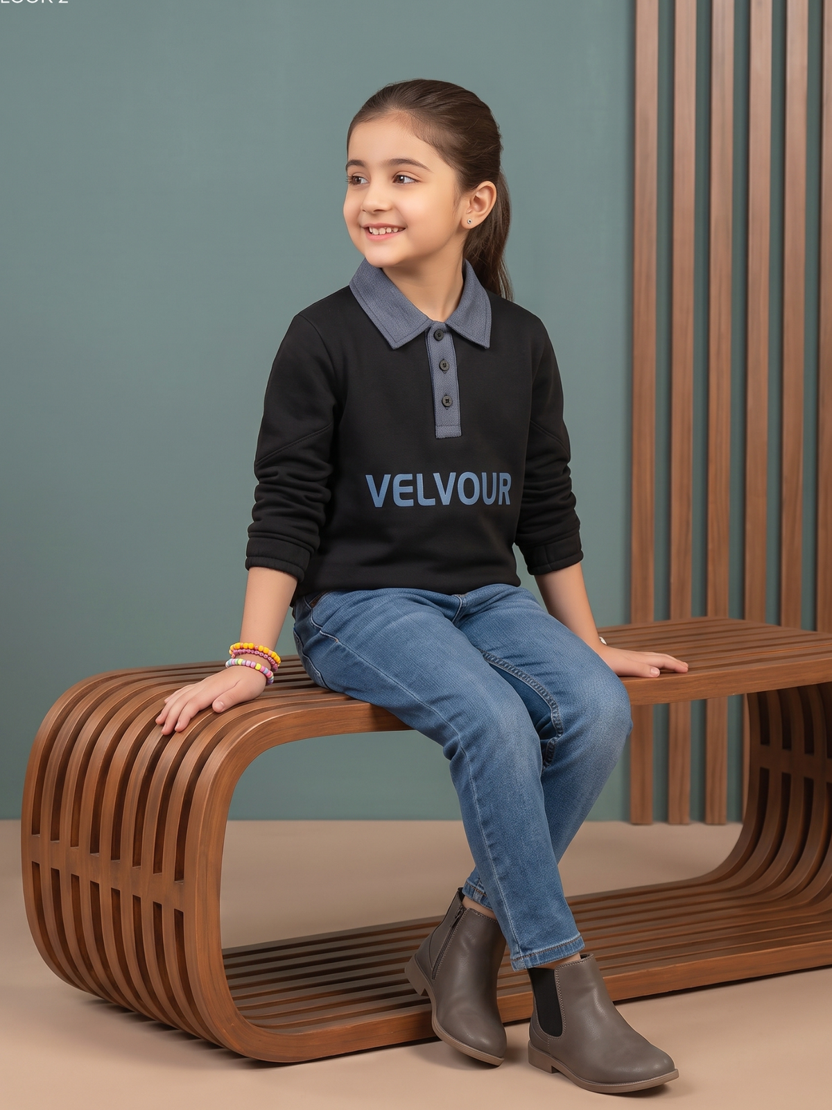 Fleece winter sweatshirt For Boys & Girls VWT64-C