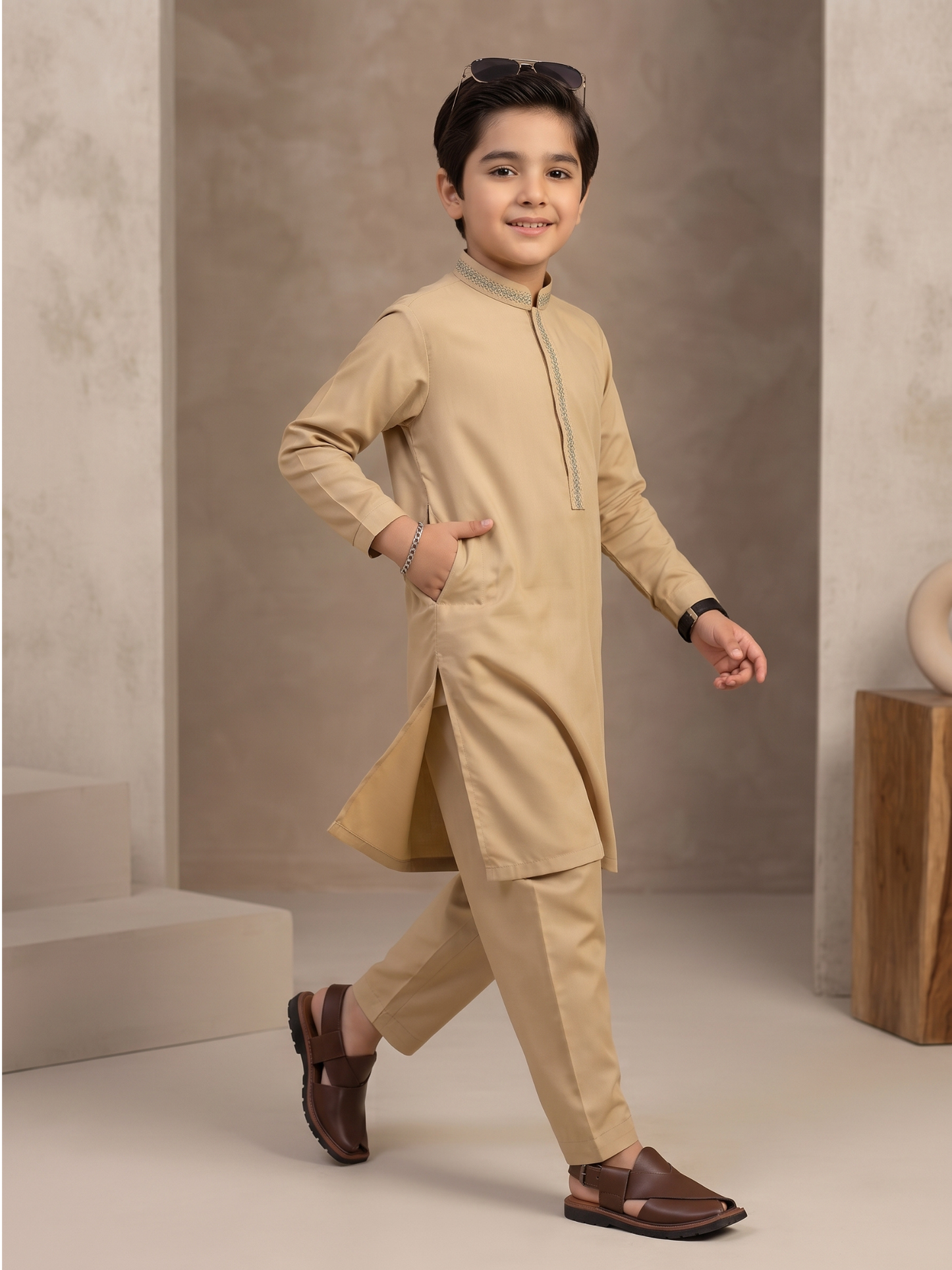 Boys Kurta Shalwar Suit Set ART VB211-B