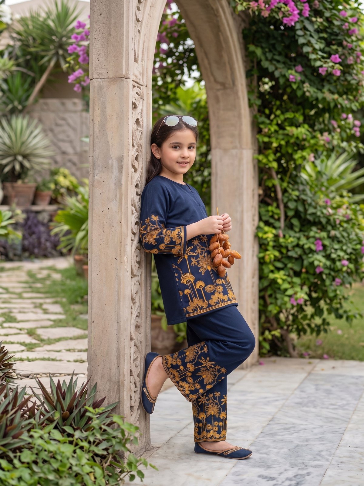 Girls Co Ord Set Printed VG236-B
