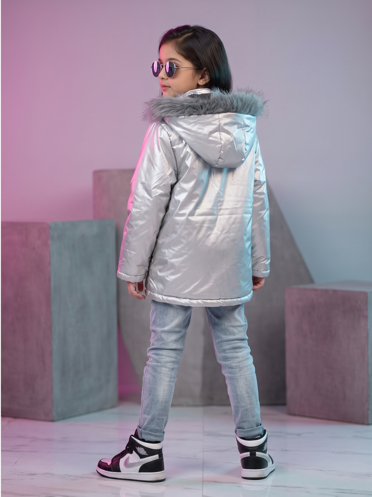 Full Sleeves Puffer Jacket Boys & Girls VJ90-A