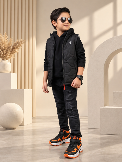 Sleeveless Puffer Jacket Boys & Girls VJ91-A
